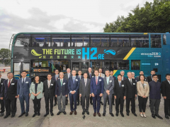 中集安瑞科助力香港首个加氢站及首辆氢能巴士正式投运 香港特首李家超出席启动礼