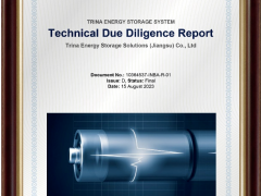 国际认证 | 天合储能<em>液冷储能系统</em>TrinaStorage Elementa获颁DNV可融资性评估报告