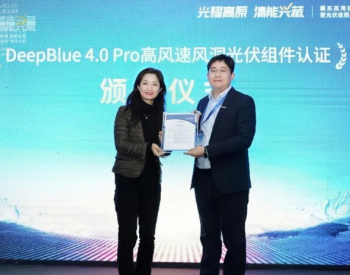 实力明证 | 晶澳科技DeepBlue 4.0 Pro获TÜV北德全球高风速风洞光伏组件认证证书
