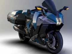 Ninja H2 HySE川崎的氢能增压摩托车真的来了，像在开火箭？