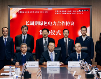 三峡能源、<em>三峡集团</em>江苏分公司与中国石化座谈并签署长周期绿色电力合作协议