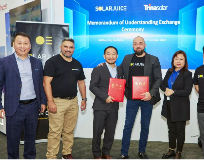 天合光能与澳大利亚Solar Juice公司签署1GW至尊<em>N</em>型组件供货合作协议