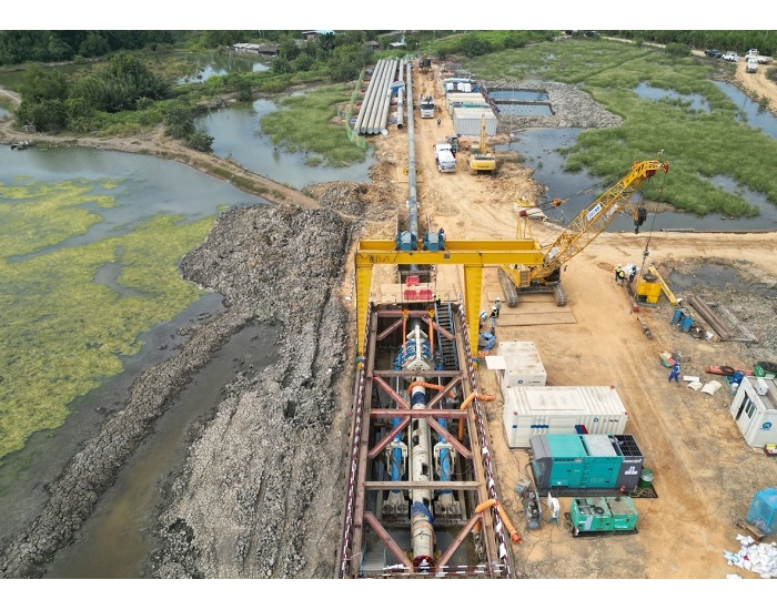 泰国邦巴功至南曼谷发电厂天然气管道开始主体施工