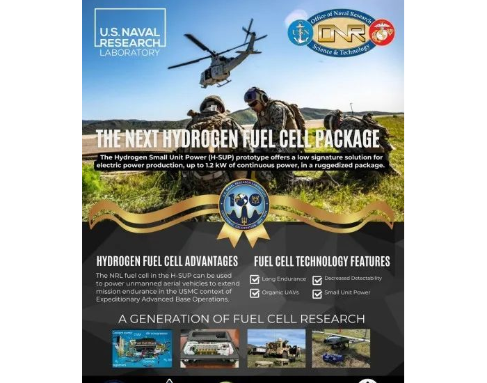 NRL研究人员获得无人机<em>氢燃料电池系统</em>研究奖