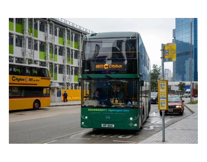 香港首辆氢能巴士将于近期投入使用