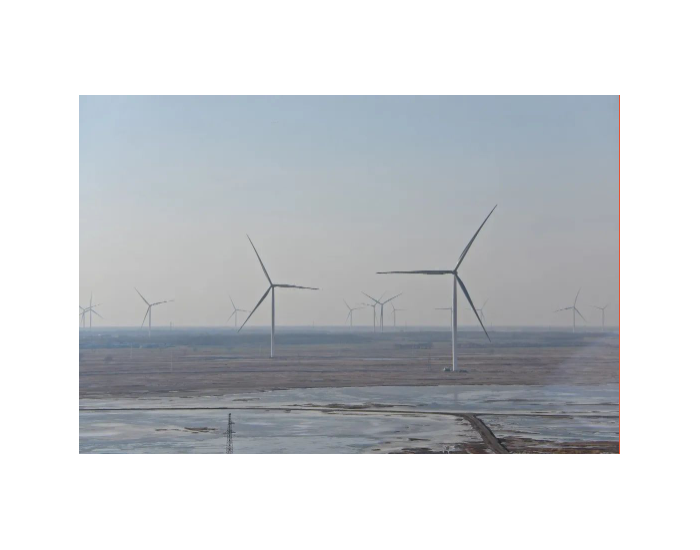 吉能通榆八面30万千瓦风电项目全容量并网投产