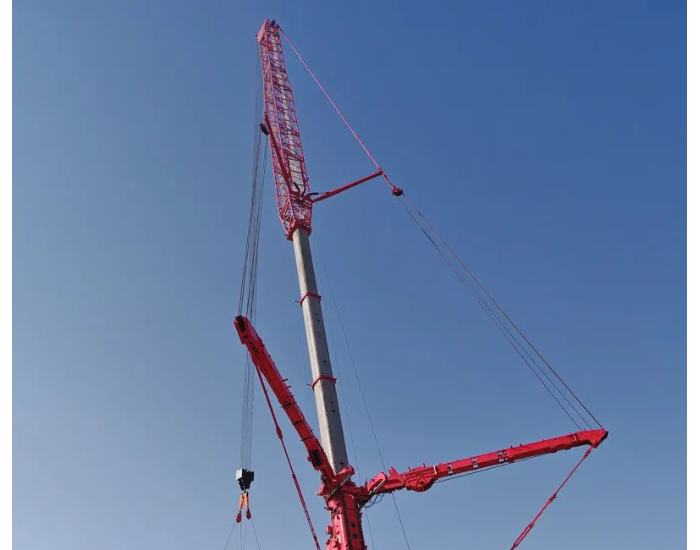 600MW！内蒙古杭锦风光火储热生态治理项目进入风机吊装阶段