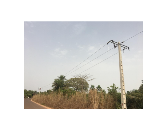 几内亚比绍电网优化和扩容项目成功转序架空线路施工