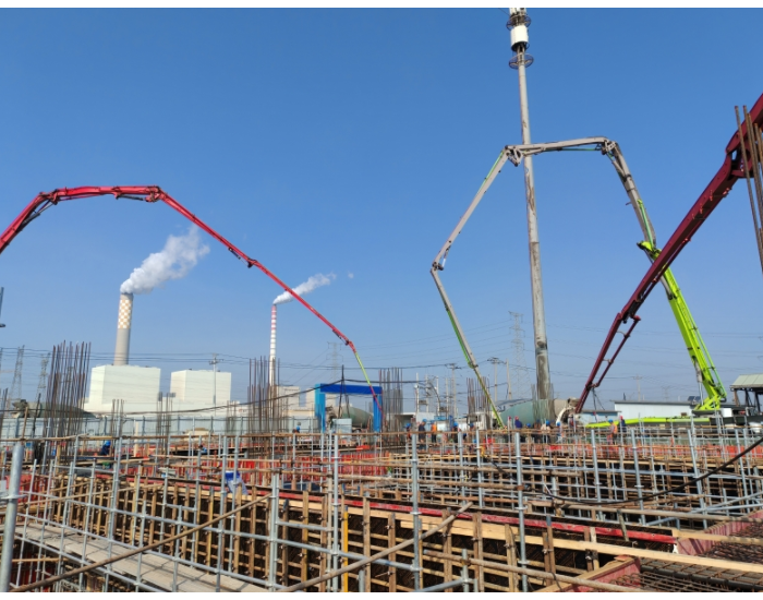 河北唐山LNG配套输水输电项目取水泵房出零米
