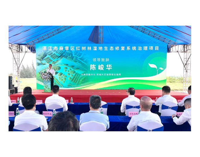 广东麻章区红树林湿地生态修复系统治理项目正式开