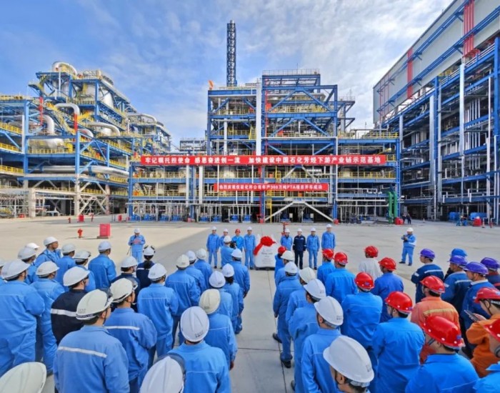 全球单体产能最大的 PTA（精对苯二甲酸）项目 在中国石化仪征化纤正式投产