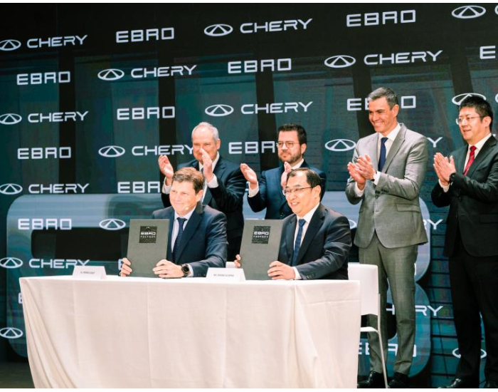 奇瑞将与西班牙企业合作开发电动汽车