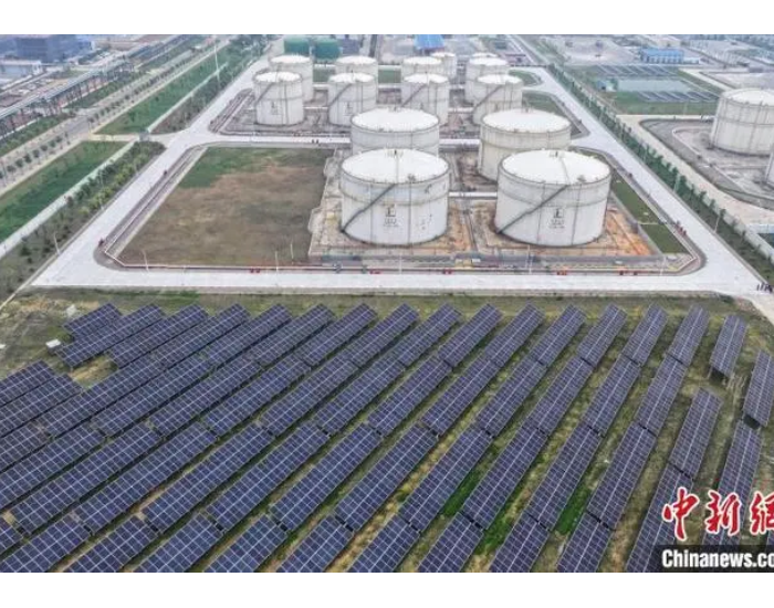 湖北省油库装机容量最大光伏项目并网运行