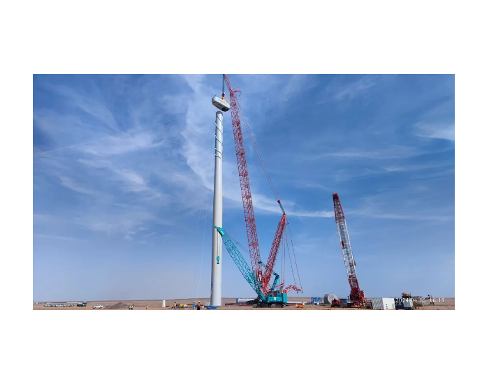沙特NEOM风电项目首<em>台风机</em>吊装完成