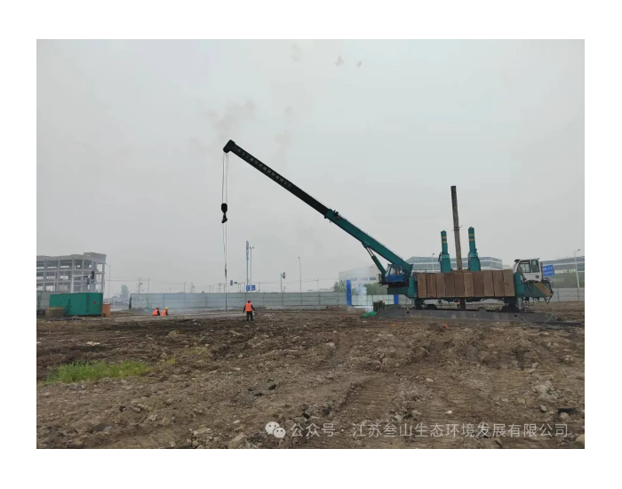江苏高新区生物科技园污水处理厂项目工程试桩顺利完成