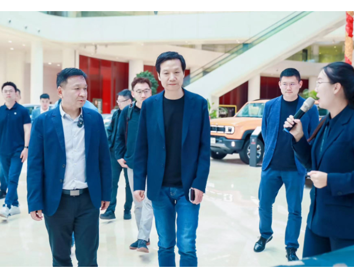 小米集团雷军到访北汽集团总部，共同推动北京汽车工业发展