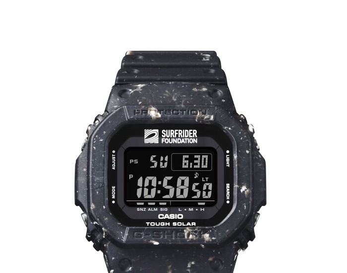 卡西欧发布与冲浪者基金会合作设计的G-SHOCK手表