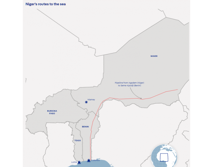 在中国调解下，贝宁批准尼日尔向中国出口石油的临时授权