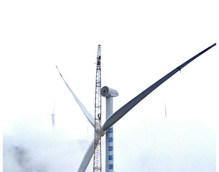 72MW！四川省凉山拉咪北风电项目全部机组吊装