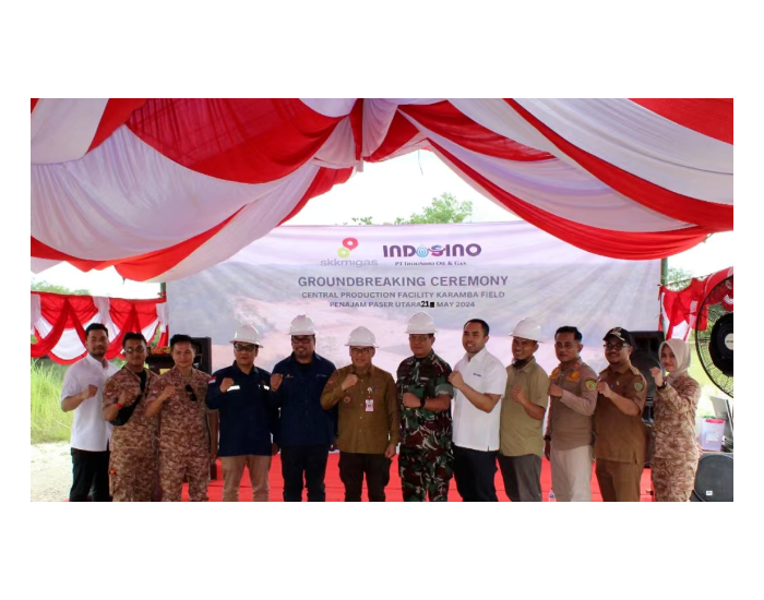 <em>印度</em>尼西亚INDOSINO KARAMBA气田建设项目举行现场破土动工仪式