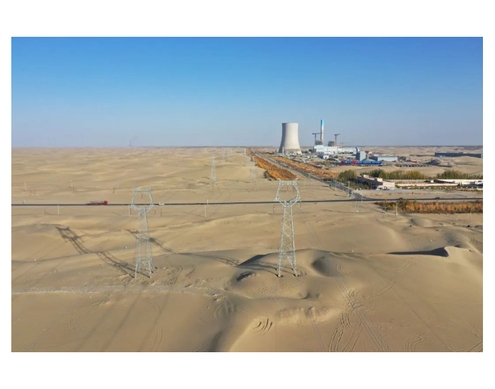 新疆和田热电联产220千伏送出工程正式向电厂送电