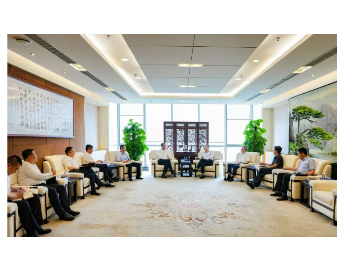 刘庆与京能集团党委书记、董事长姜帆举行会谈