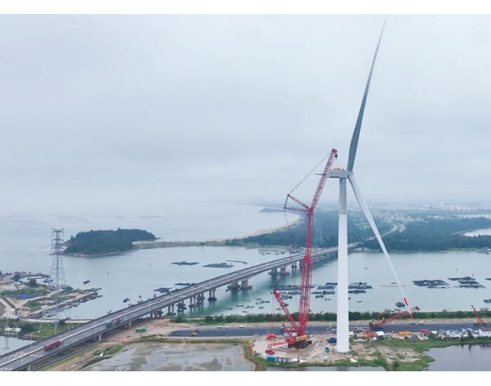 全球首台！力特公司完成18兆瓦海上风电<em>机组</em>吊装