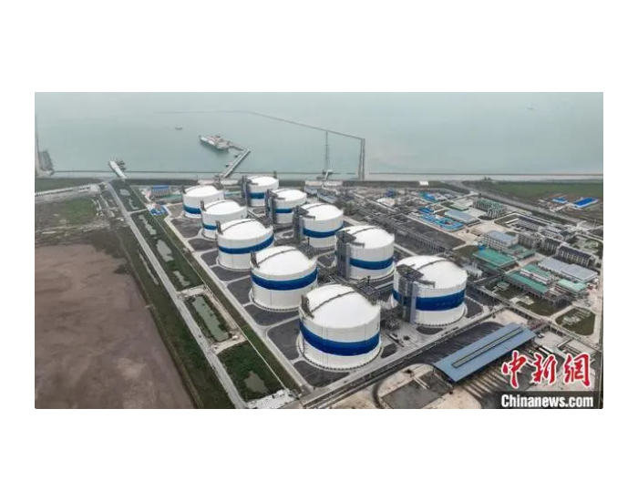 全球单罐容量最大的液化天然气储罐群在江苏盐城建