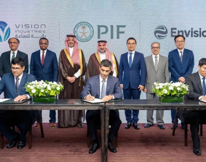 远景与沙特公共投资基金（PIF）、Vision Industries在沙特成立合资企业，推动中东清洁能源转型