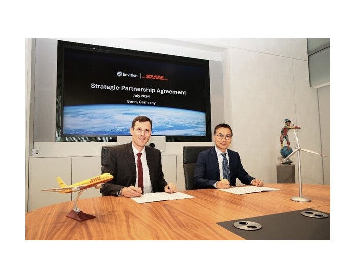 DHL与远景签署战略合作伙伴协议 在物流与能源领域