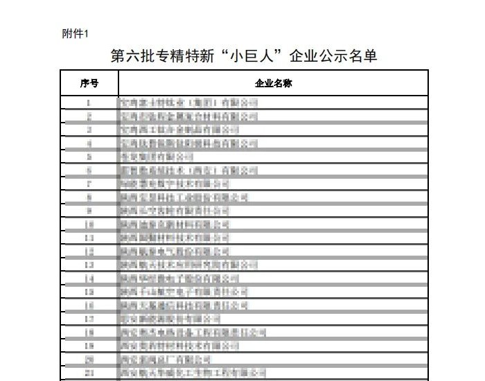 领充新能源上榜第六批专精特新“小巨人”企业