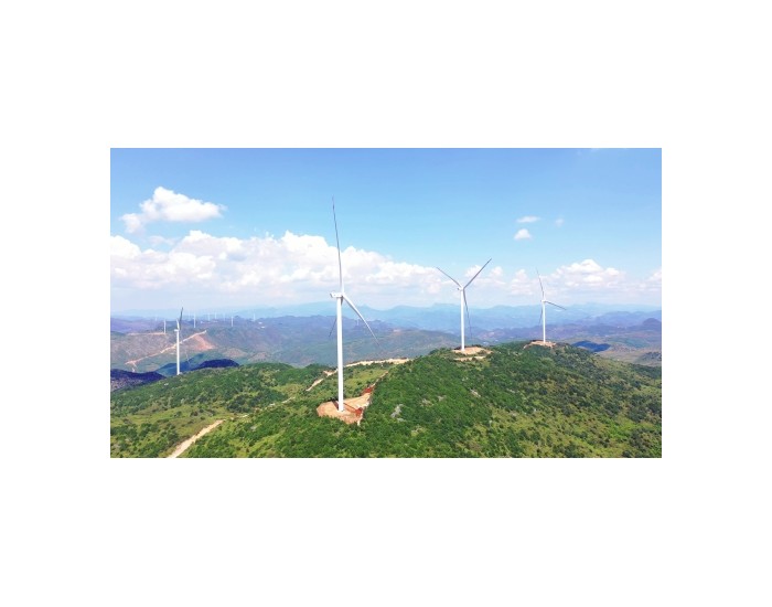 云南曲靖富源北风电场二期（220MW）项目全容量并网发电