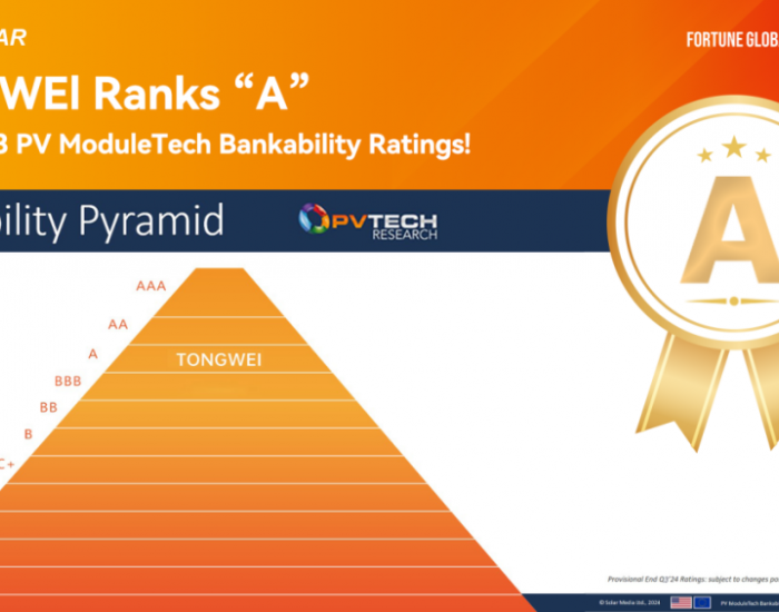持续位列！通威再获PV ModuleTech组件可融资A评级