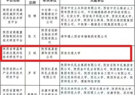 国内首个有机液态储氢省级平台落户沣东