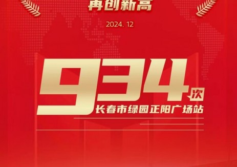 934次！奥动新能源吉林长春绿园正阳广场换电站日