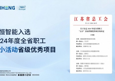 智创未来！为恒智能荣获江苏省“五小”活动省级创