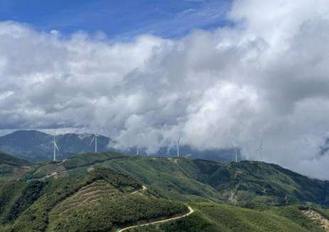 湖南道县洪塘营三期风电项目并网发电