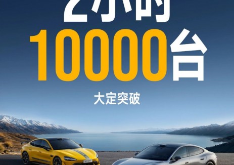 小米SU7 Ultra开售2小时，大定过10000台