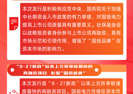 国投电力70亿元定增引战社保基金会项目圆满收官