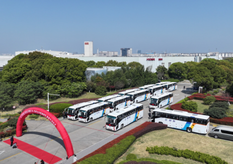 稳到旅运批量采购20台苏州金龙新V系纯电客车