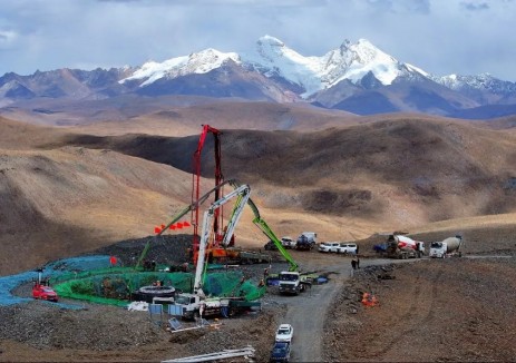 中国安能三局西藏分公司完成世界最高海拔5370米风