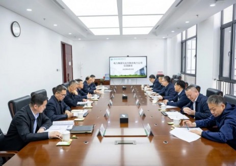 内蒙古电力集团与三峡陆上新能源围绕新能源基地建设进行交流座谈