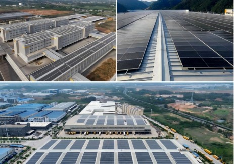 罗曼股份承建的韵达物流屋顶分布式光伏项目（第一批）实现全容量并网