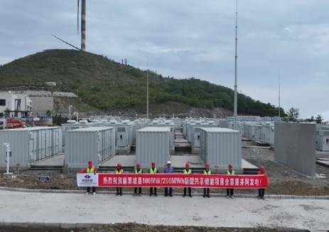 中国电建昆明院总承包的新型共享储能项目全容量并