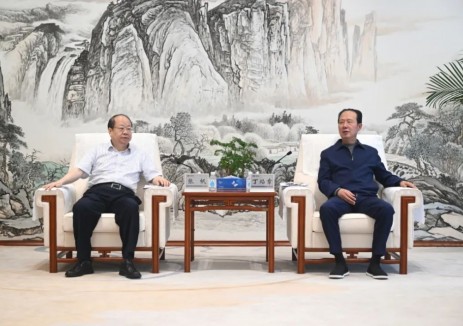 中国电建丁焰章与广东能源集团党委书记、董事