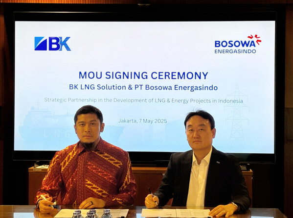 印尼Bosowa Energy Group与BK LNG Solution在雅加达正式签署战略合作MOU