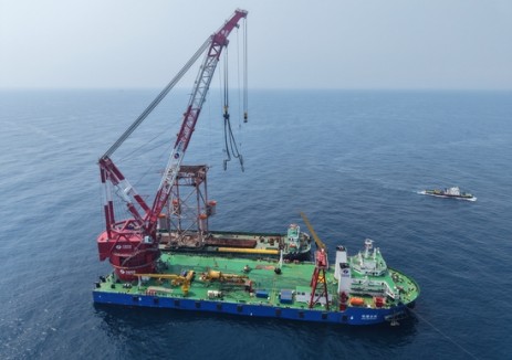 中国电建港航建设公司青洲海上风电项目正式开工