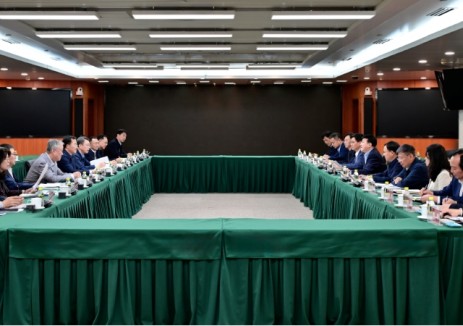 中国大唐吕军张传江与北京市副市长文献会谈