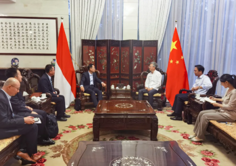吕泽翔赴印度尼西亚推进国别市场新突破
