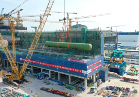 海南昌江核电4号机组常规岛除氧器吊装圆满收官